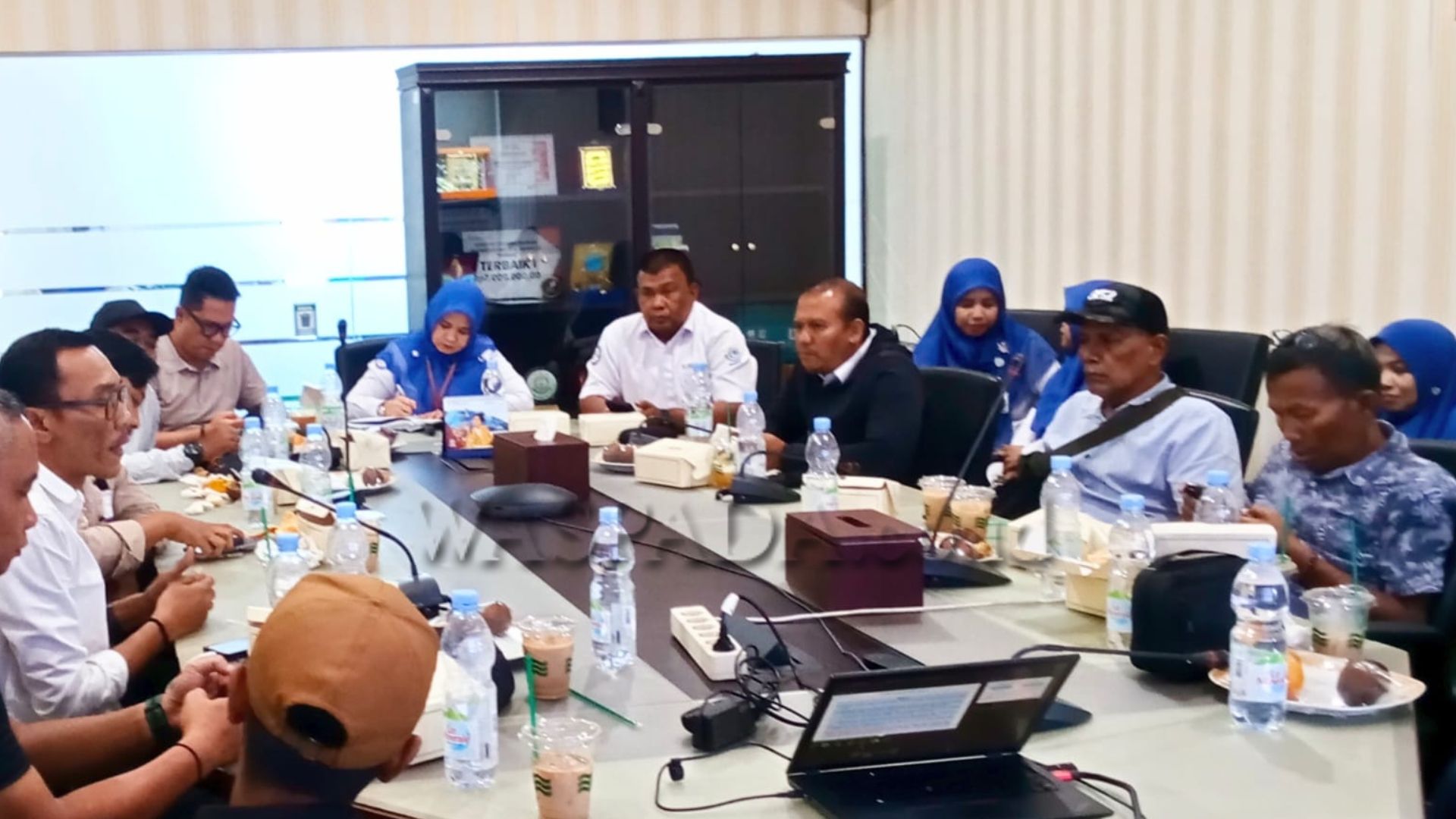 Suasana Media Workshop BPJS Kesehatan Cabang Langsa di Ruang Rapat