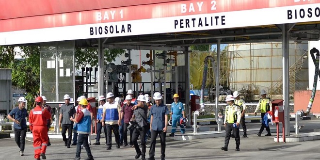 Gubernur M. Bobby Nasution meninjau Fuel Terminal Pertamina di Humene, Gunungsitoli