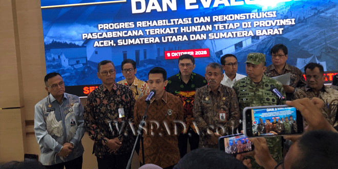 Peletakan batu pertama pembangunan 178 unit huntap di Desa Alur Jambu, Aceh