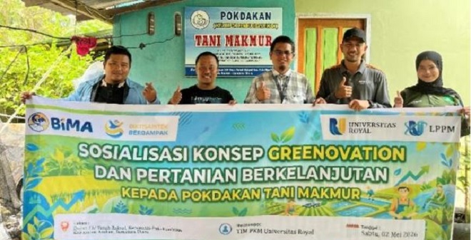 Inovasi pupuk organik cair dari limbah kolam lele oleh Universitas Royal di Asahan