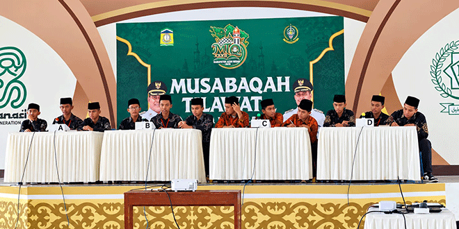 Tim Fahmil Quran Putra Kecamatan Ingin Jaya juara MTQ Aceh Besar 2026