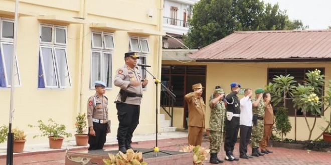 Apel gelar pasukan Operasi Patuh Toba 2026 di Mapolres Tapanuli Utara