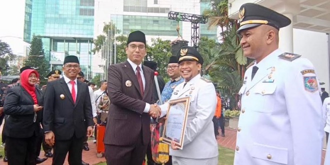 Upacara peringatan Hari Sumpah Pemuda ke-98 di Kantor Wali Kota Medan