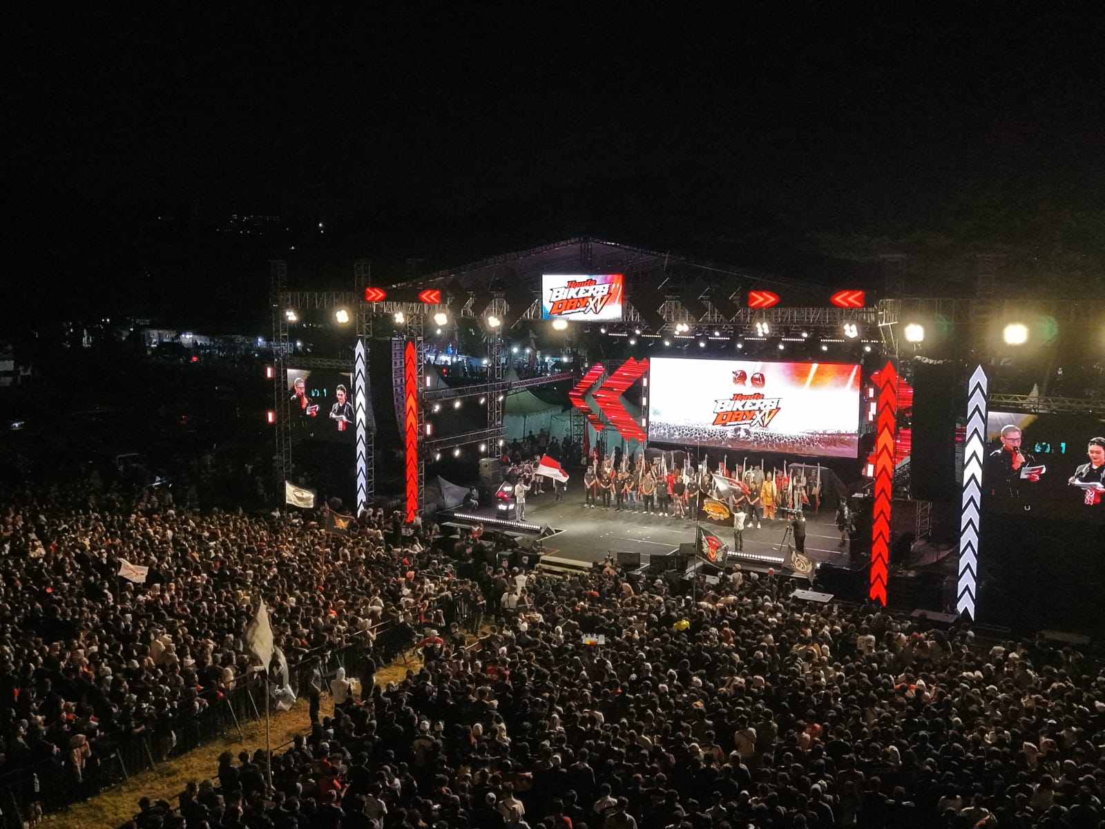 Ribuan bikers Honda berkumpul di Lapangan Panglima Jenderal Sudirman Ambarawa