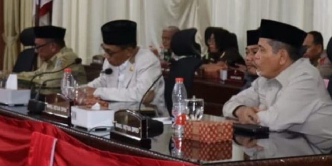Rapat paripurna DPRD Batubara penyampaian perubahan Propemperda 2026