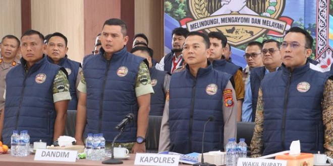 Deklarasi Polisi Bersama Masyarakat menolak narkoba di Mapolres Simalungun