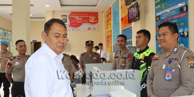 Tim penilai Mabes Polri melakukan verifikasi di Gedung SPKT Polres Humbang Hasundutan