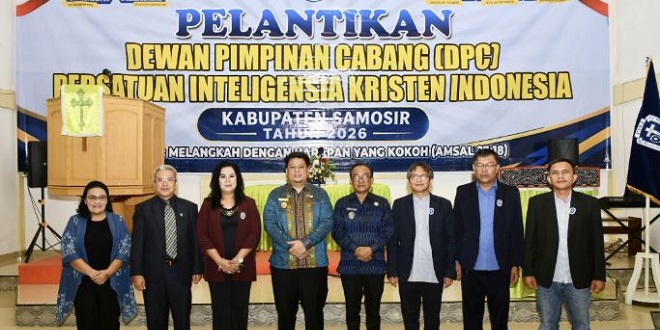 Pelantikan DPC PIKI Samosir di Gereja GKPI Tanah Lapang Pangururan