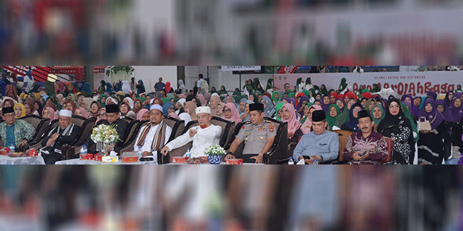 Kapolres Pematangsiantar hadir pada Milad IV Majelis Ta'lim di Suzuya Merdeka Mall