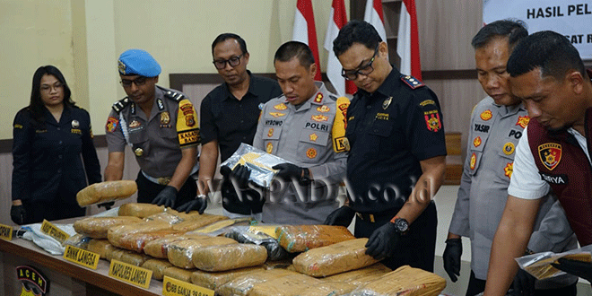 Barang bukti narkotika yang disita Polres Langsa dalam operasi 2026