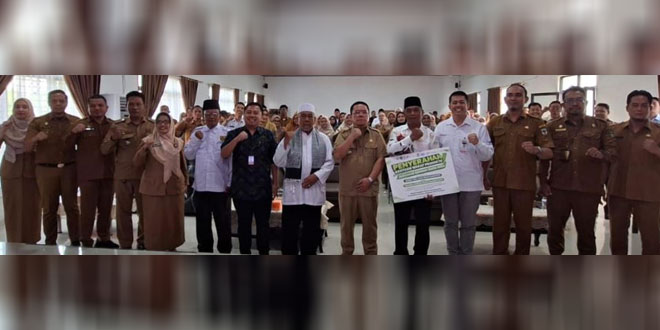 Wali Kota Wesly Silalahi membuka edukasi wakaf produktif di aula Kantor Inspektorat Daerah Pematangsiantar
