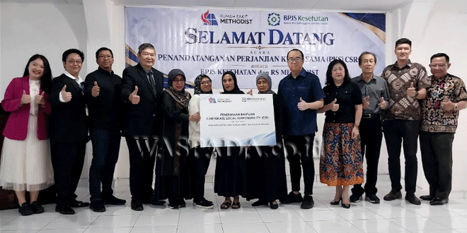 Penandatanganan PKS RS Methodist dan BPJS Kesehatan Kota Medan