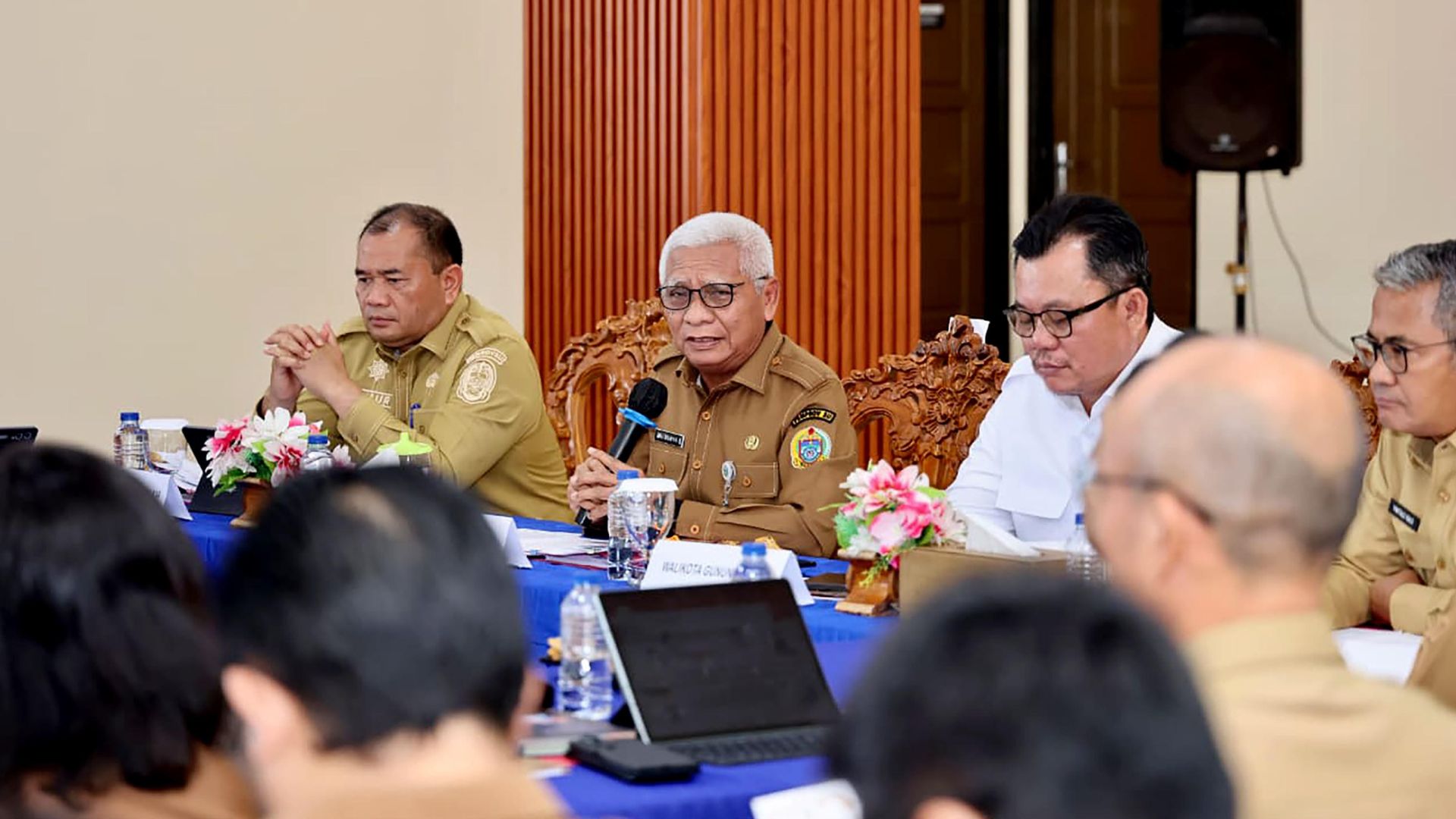 Gedung RSUD dr M Thomsen di Kepulauan Nias saat persiapan serah terima