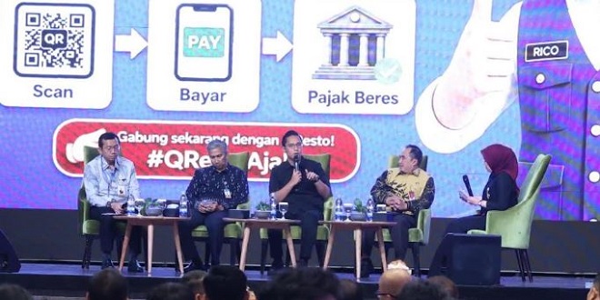 Ilustrasi implementasi sistem QRESTO untuk pemisahan pajak transaksi real time di Medan