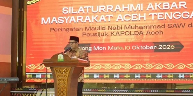 Plt Sekda Aceh Taufik hadir di Silaturahmi Akbar IKAGARA dan Peusijuek Kapolda Aceh