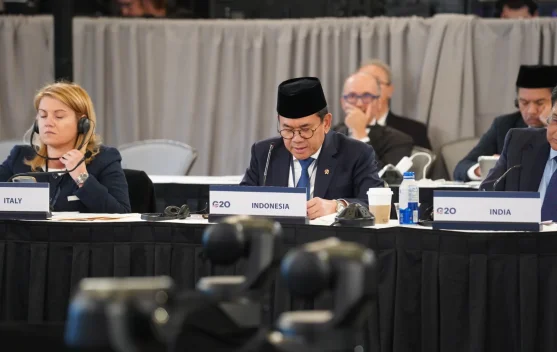 Menteri Perdagangan Budi Santoso berbicara di pertemuan G20 TMM Milwaukee 30 September 2026