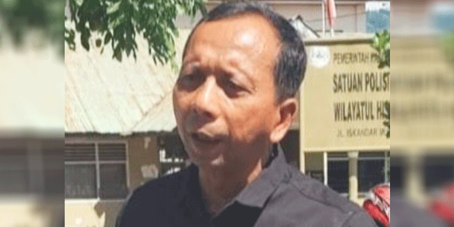 Jembatan Natam yang putus akibat banjir dan jalur alternatif