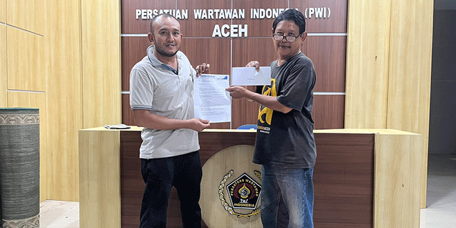 Muhammad Saman dinyatakan lolos verifikasi administrasi calon Ketua PWI Aceh di Banda Aceh